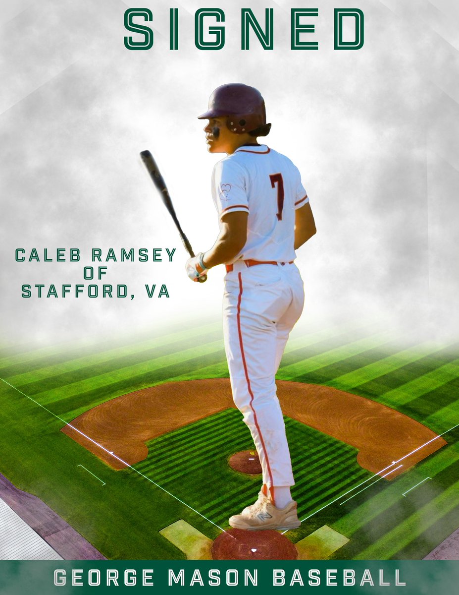 George Mason Baseball (@masonbaseball) on Twitter photo Big Sign! ✍️ <a href="/CalebRa12404116/">Caleb_Ramsey</a> is heading to Fairfax! 
Welcome to #MasonNation
#GoPats🔰 Big Sign! ✍️ <a href="/CalebRa12404116/">Caleb_Ramsey</a> is heading to Fairfax! 
Welcome to #MasonNation
#GoPats🔰