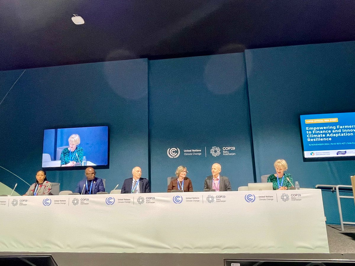 WFO (@worldfarmersorg) on Twitter photo <a href="/UNFCCC/">UN Climate Change</a> <a href="/COP29_AZ/">COP29 Azerbaijan</a> <a href="/USDairyExporter/">U.S. Dairy Exporter</a> <a href="/RnfrstAlliance/">Rainforest Alliance</a> <a href="/cerisjonesy/">Ceris Jones</a> <a href="/krystaharden/">Krysta Harden</a> <a href="/katipar/">Kati Partanen</a> <a href="/MTKry/">MTK</a> How can we solve #farmers' challenges with #climate funding & innovation? <a href="/DuncWilliamson/">Duncan Williamson</a> <a href="/RnfrstAlliance/">Rainforest Alliance</a>, William Hohenstein <a href="/USDA/">Dept. of Agriculture</a>, <a href="/KatjaVuoriBRX/">Katja Vuori</a> <a href="/FFP_AgriCord/">AgriCord</a>, Pete Kaindaneh #ACF 🇸🇱 & <a href="/Ingenatrix/">Marie Ena Derenoncourt</a> <a href="/ImpactSFHub/">ImpactSF</a> share strategies to overcome barriers & scale solutions. <a href="/UNFCCC/">UN Climate Change</a> <a href="/COP29_AZ/">COP29 Azerbaijan</a> <a href="/USDairyExporter/">U.S. Dairy Exporter</a> <a href="/RnfrstAlliance/">Rainforest Alliance</a> <a href="/cerisjonesy/">Ceris Jones</a> <a href="/krystaharden/">Krysta Harden</a> <a href="/katipar/">Kati Partanen</a> <a href="/MTKry/">MTK</a> How can we solve #farmers' challenges with #climate funding & innovation? <a href="/DuncWilliamson/">Duncan Williamson</a> <a href="/RnfrstAlliance/">Rainforest Alliance</a>, William Hohenstein <a href="/USDA/">Dept. of Agriculture</a>, <a href="/KatjaVuoriBRX/">Katja Vuori</a> <a href="/FFP_AgriCord/">AgriCord</a>, Pete Kaindaneh #ACF 🇸🇱 & <a href="/Ingenatrix/">Marie Ena Derenoncourt</a> <a href="/ImpactSFHub/">ImpactSF</a> share strategies to overcome barriers & scale solutions.