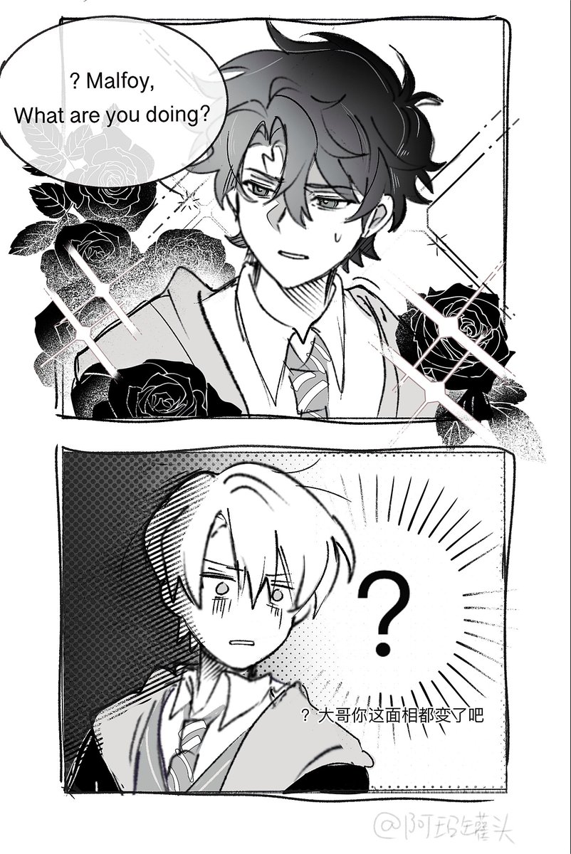 About Potter's glasses.
#hpdm #drarry