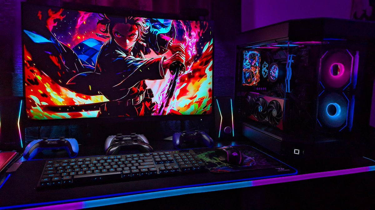 kazara_smith's tweet photo. Tanjiro Kamado Theme 🟣
.
.
.
.
#DemonSlayer 
#desktopsetup https://t.co/EwCimlFWfy