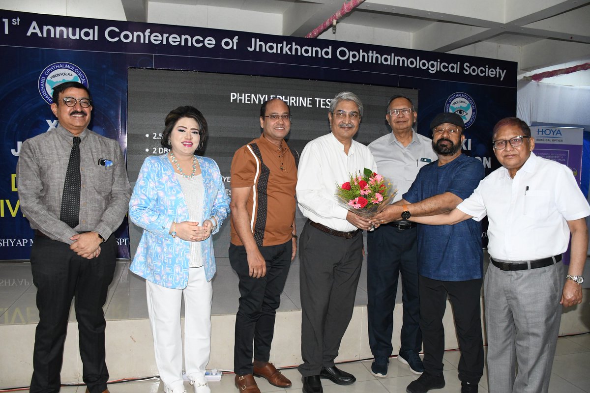 drbhartikashyp's tweet image. It was a wonderful 21st Annual Conference JHOSCON. Starting from day 1 on 3rd May a wonderful Deferred Live Surgery Session conducted seamlessly by Dr Bibbhuti Kashyap and Dr Nidhi Kashyap at Kashyap Memorial Eye Hospital, Ranchi on the first day of 21th JHOSCON.