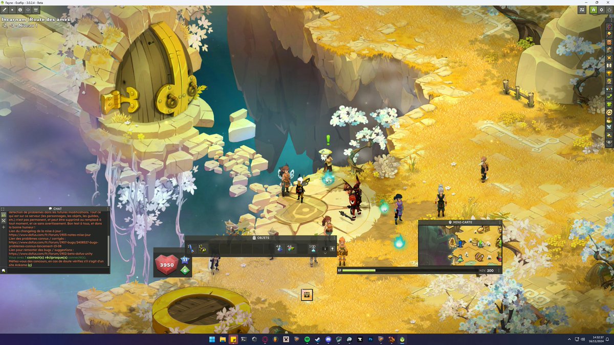 davidboulle's tweet photo. 3 mois de bêta, toujours un plaisir de lancer Dofus Unity et de voir ce genre de chose a chaque fois que j'arrive en jeu ^^^

Mais trkl le 3 ça va être banger 🥲 https://t.co/QE1piWuhX8