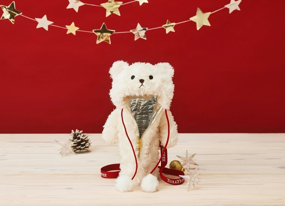 fashionpressnet's tweet photo. タリーズコーヒーの24年クリスマス、“注ぐとベアが現れる”グラス＆もこもこベアのボトルケースなど - https://t.co/H2E8xrX5Vj https://t.co/ZwADmg5Rhw