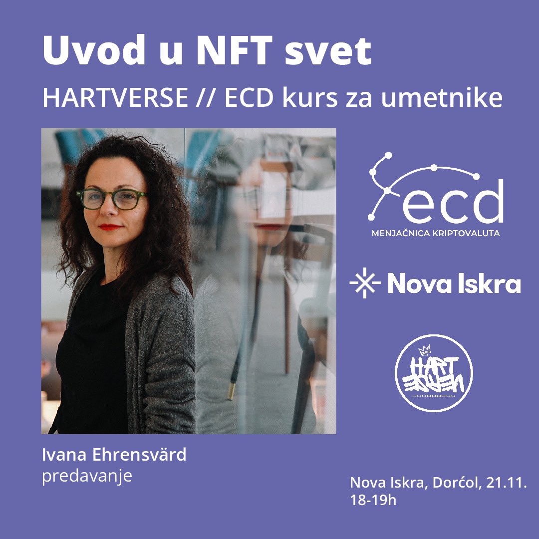 IvanaOnTheBlock's tweet image. Anyone following local languages in #Belgrade on 21st? 

Onboarding of local artists continues, this time supported by @ecd_RS #regional #crypto pioneers 😎

🙏 @NovaIskra for collab with @hartverse fostering #web3‌‌ #innovations around the block 

#WAGMI