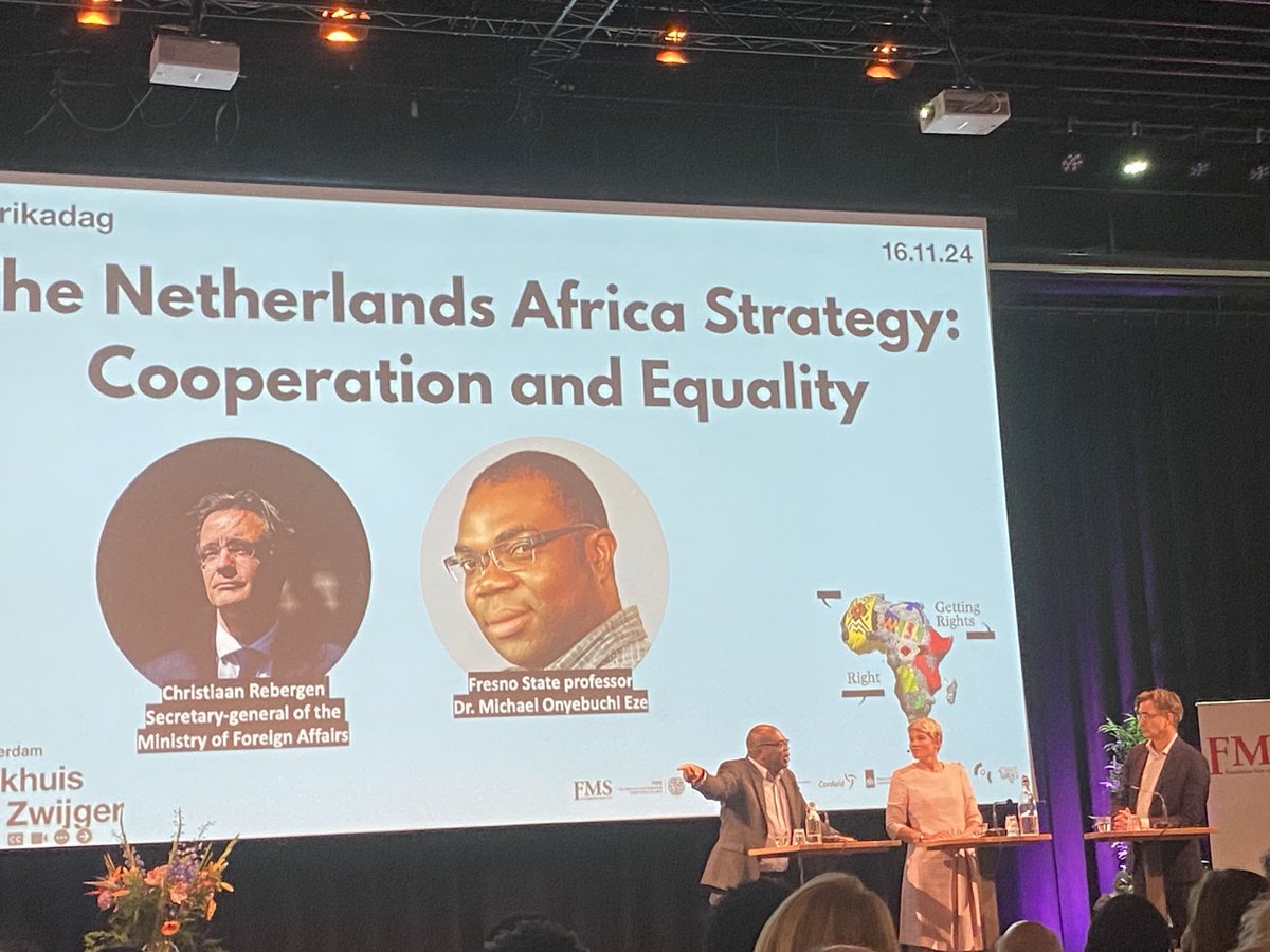 Dialogue by philosopher Michael Onyebuchi Eze with economist with ⁦<a href="/ChrRebergen/">Christiaan Rebergen</a>⁩ on Dutch Africa strategy: room for competitive collaboration