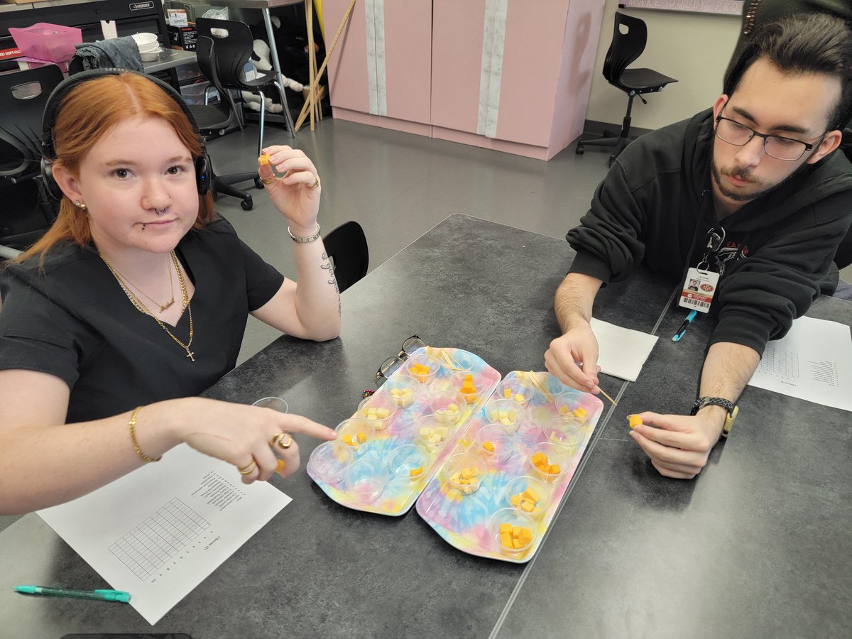 Say cheese! Veterinary Science students studied the marketing and production process of dairy foods and how and why various cheese products look and taste. <a href="/emsisd_cte/">EMSISD CTE</a> @emsisd_admin <a href="/KimTraylor01/">Kimberly Traylor</a> #HCTCREADY #EMSPROUD