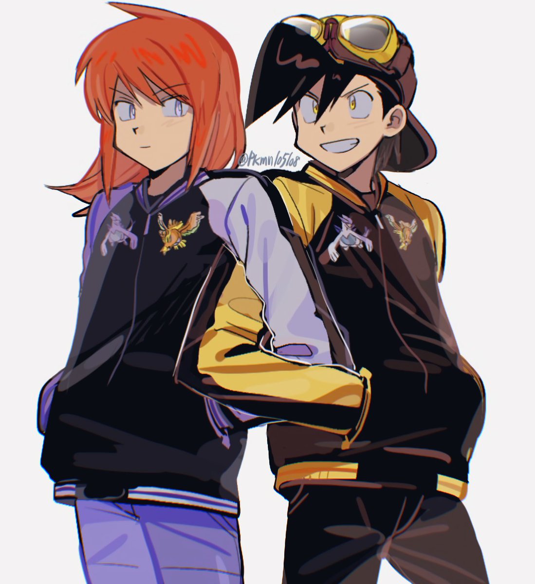 pkmn105108's tweet photo. スカジャン…描いときたかったので… https://t.co/oVAV22gEPn