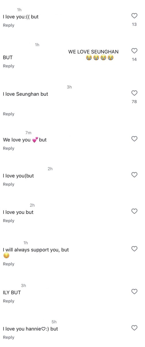 The statement "I support you" shouldn't come with any "ifs" attached. 
The declaration "I love you" shouldn't have a "but" following it.