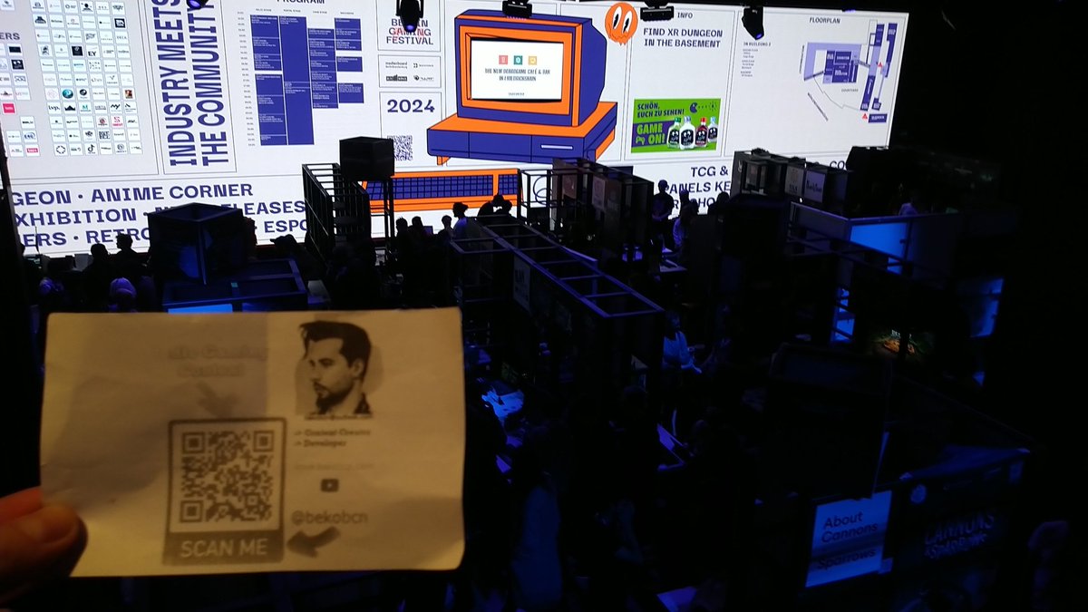 taclab_x's tweet photo. Joining @GamesGroundB today?
Make sure to greet the awesome #indiedev @JanJMueller who is around 🎉 

#Berlin #BLN #gamesground https://t.co/U9bU50n1ii