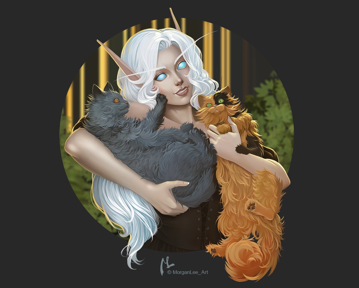 Comission for@_Silberphoenix_ 💞#worldofwarcraft #Commission #wow #commissionart #originalcharacter #artistsontwitter #characterillustration #roleplay #roleplayer