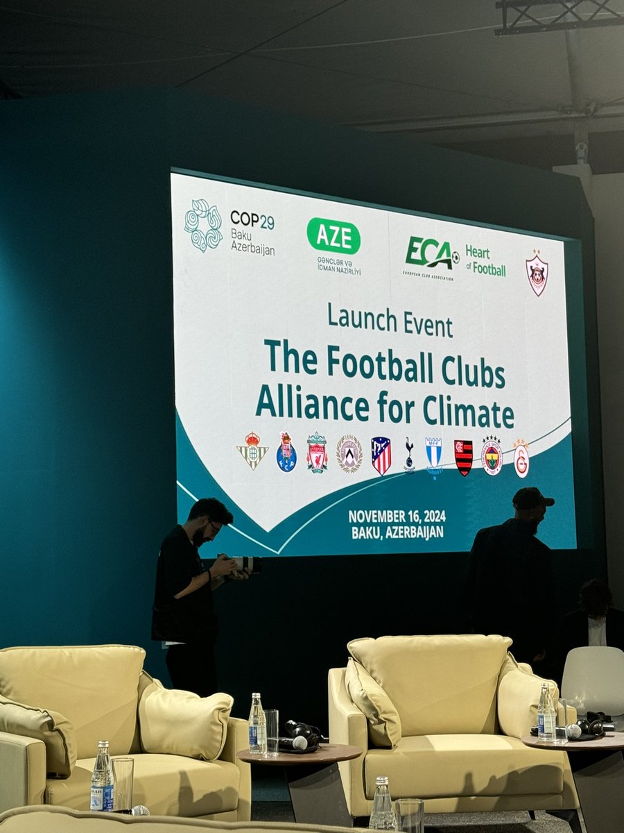 Legendary football manager and player #FatihTerim is at #COP29 to support The Football Clubs Alliance for Climate. #COP29Azerbaijan