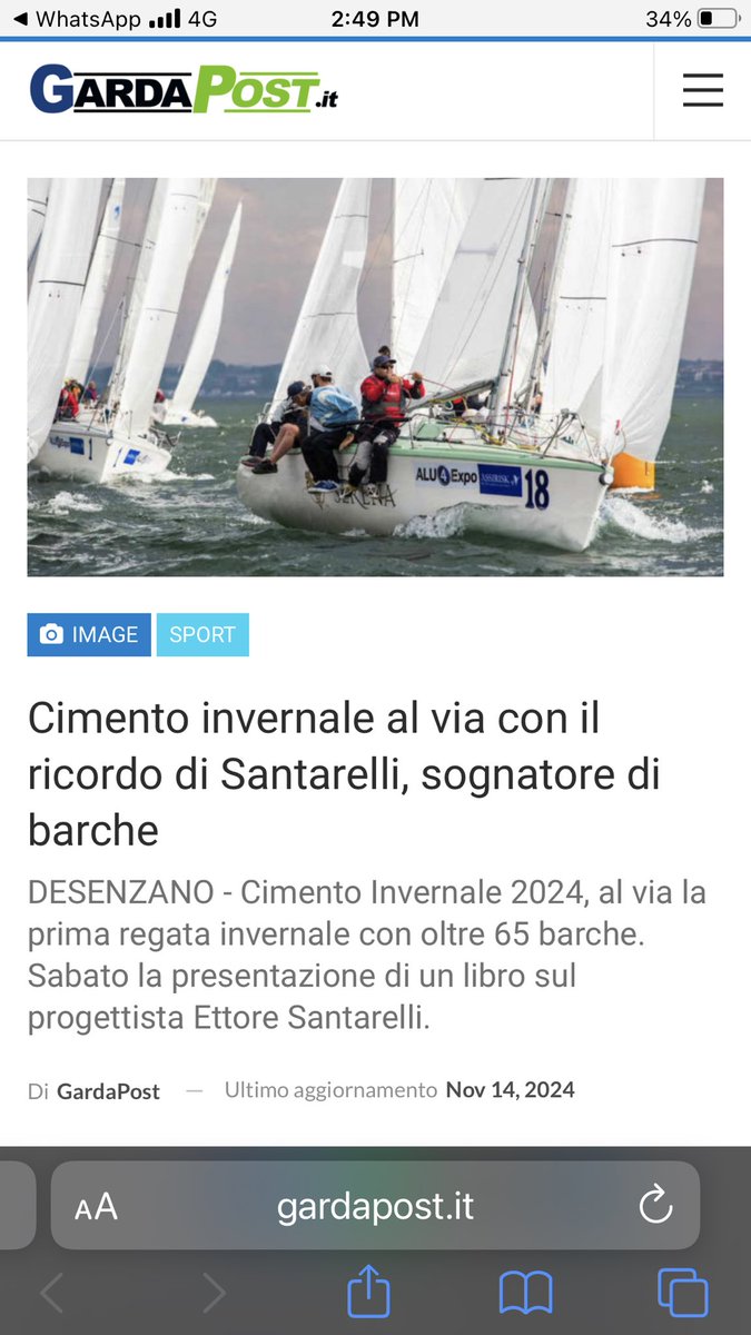 #Desenzano #FragliavelaDesenzano 
gardapost.it/2024/11/14/cim… <a href="/lioguazzini/">Giulio Guazzini</a>