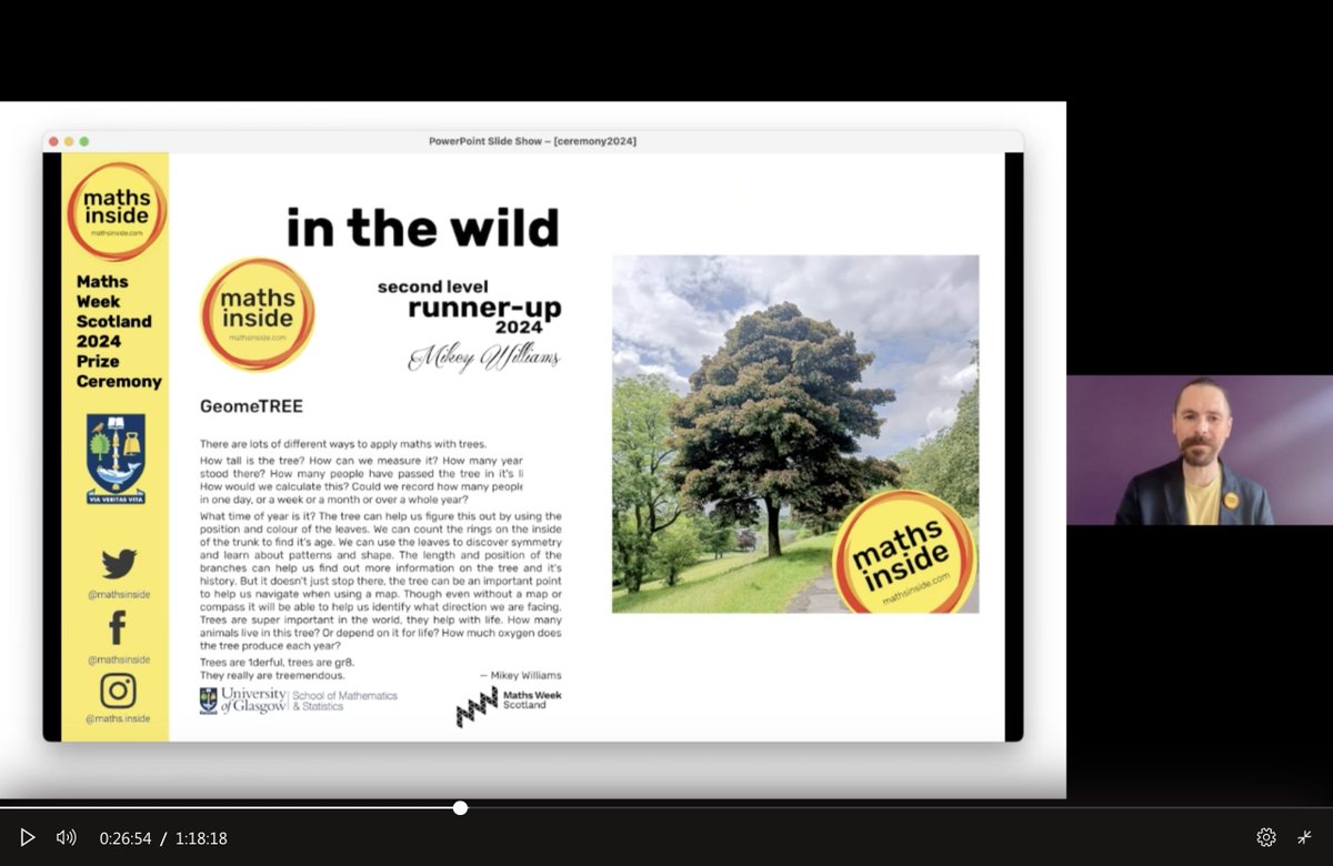 maths inside (@mathsinside) on Twitter photo *GeomeTREE* (in the wild) β Mikey Williams (P5) <a href="/StMarksPrimary1/">St. Mark's Primary</a> β Second Level Level Runner-up πΈπ
π
#mathsinside: see different, make connections, celebrate!π
#mathsinsideWild #mathsinsideShapes #maths #PhotoContest #MathsWeekScot
<a href="/UofGMaths_Stats/">UofG Maths and Stats</a> <a href="/tentivetodetail/">Andrew Wilson (he/him)</a> *GeomeTREE* (in the wild) β Mikey Williams (P5) <a href="/StMarksPrimary1/">St. Mark's Primary</a> β Second Level Level Runner-up πΈπ
π
#mathsinside: see different, make connections, celebrate!π
#mathsinsideWild #mathsinsideShapes #maths #PhotoContest #MathsWeekScot
<a href="/UofGMaths_Stats/">UofG Maths and Stats</a> <a href="/tentivetodetail/">Andrew Wilson (he/him)</a>