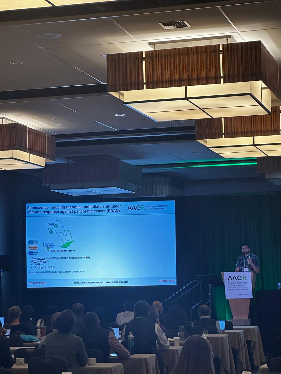 Thrilled to share highlights of my talk at #aacrRNA24 yesterday. I am  grateful for the valuable feedback from the attendees. 
I also want to extend sincere graduate to conference co-chairs for this platform as a graduate student. It was truly an incredible experience.
