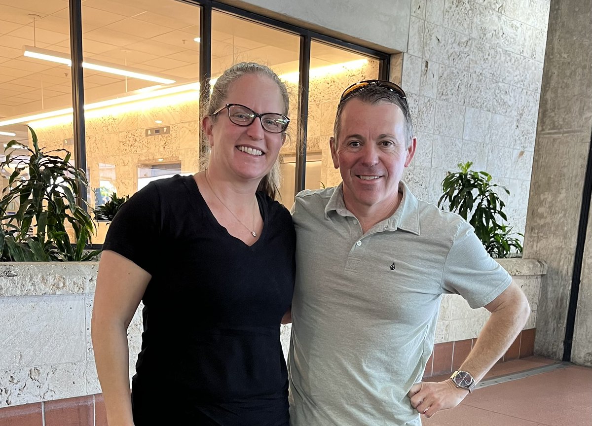 It was a quick trip to Boca Raton but SO fun to catch up with my longtime friend Lyndon West, soak up some perfect weather. and share some of our research highlights with his department at #FAU 😀