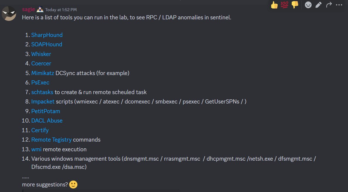 SagieDulce's tweet image. Shared a (partial) list of suggested tools to run in the @DEATHCon2024 lab to see #LDAPFirewall &amp;amp; #RPCFirewall in action.

Anything else I need to add ? :)