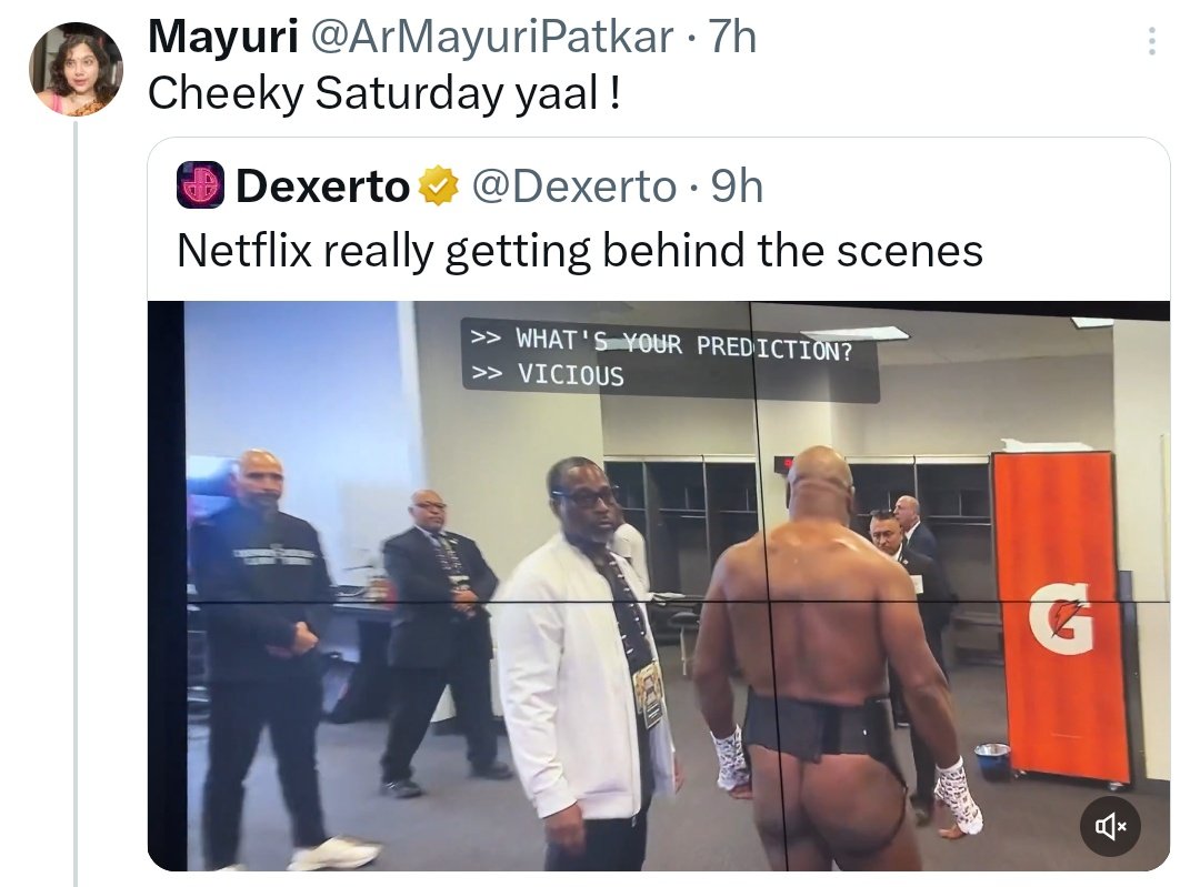 Sudhir_baab's tweet photo. Never leaving this app #JakePauls #MikeTysonsbutt #netflixbuffering
Let's me add one more
Netflix was buttfuring https://t.co/ocZ7ncO4p9