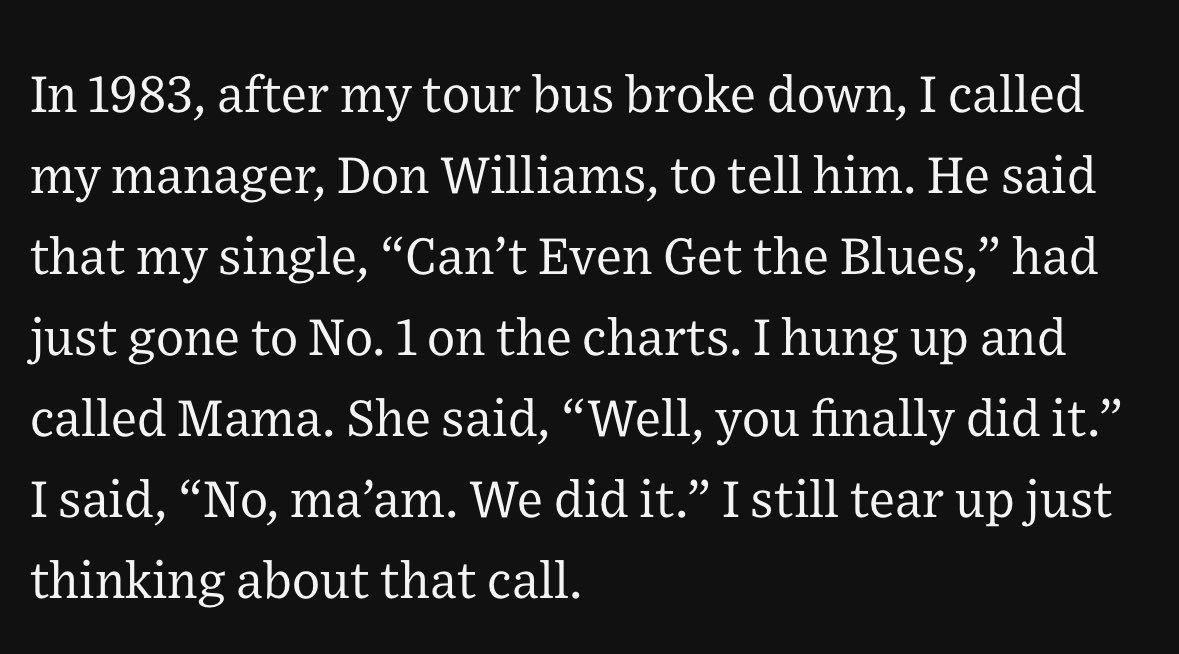 Love this <a href="/reba/">Reba McEntire</a> in <a href="/WSJ/">The Wall Street Journal</a>