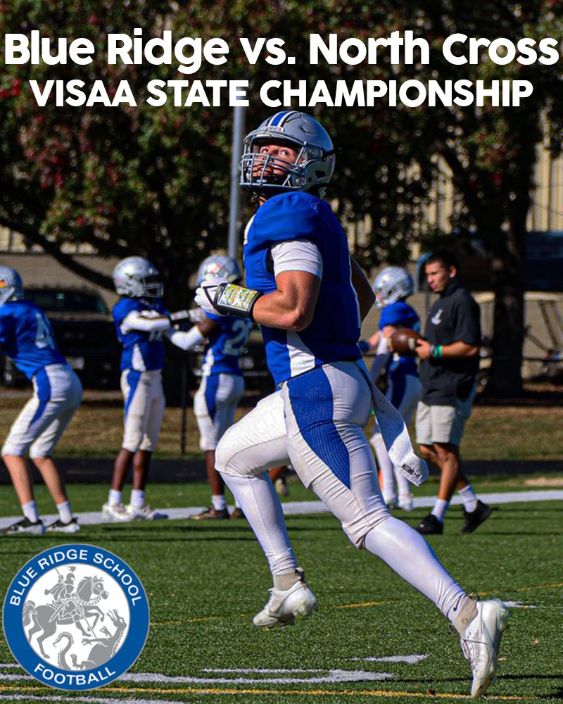 blueridgeschool's tweet photo. Baron Football defends Alumni Field against North Cross for the VISAA D2 State Championship! Kickoff is scheduled for 1:00PM, good luck to our boys and LETS GO BARONS!! #FORTHERIDGE 🏈⚔️ https://t.co/Pfuu6I94TW