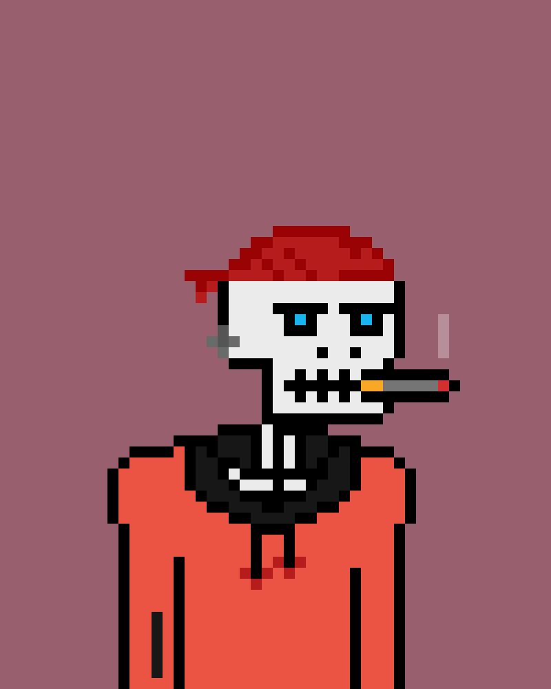 _PixelSkeletons's tweet photo. 💀This skeleton exudes an air of rebellion. 🚬His cold gaze and cigarette reveal him as a wandering soul who faces the world without fear. This outlaw is the embodiment of defiance.
A truly indomitable spirit!🔥🚬

#NFT #NFTcollectibles #NFTGiveaway #NFTCommunity #NFTartists https://t.co/kJPukNYa5M