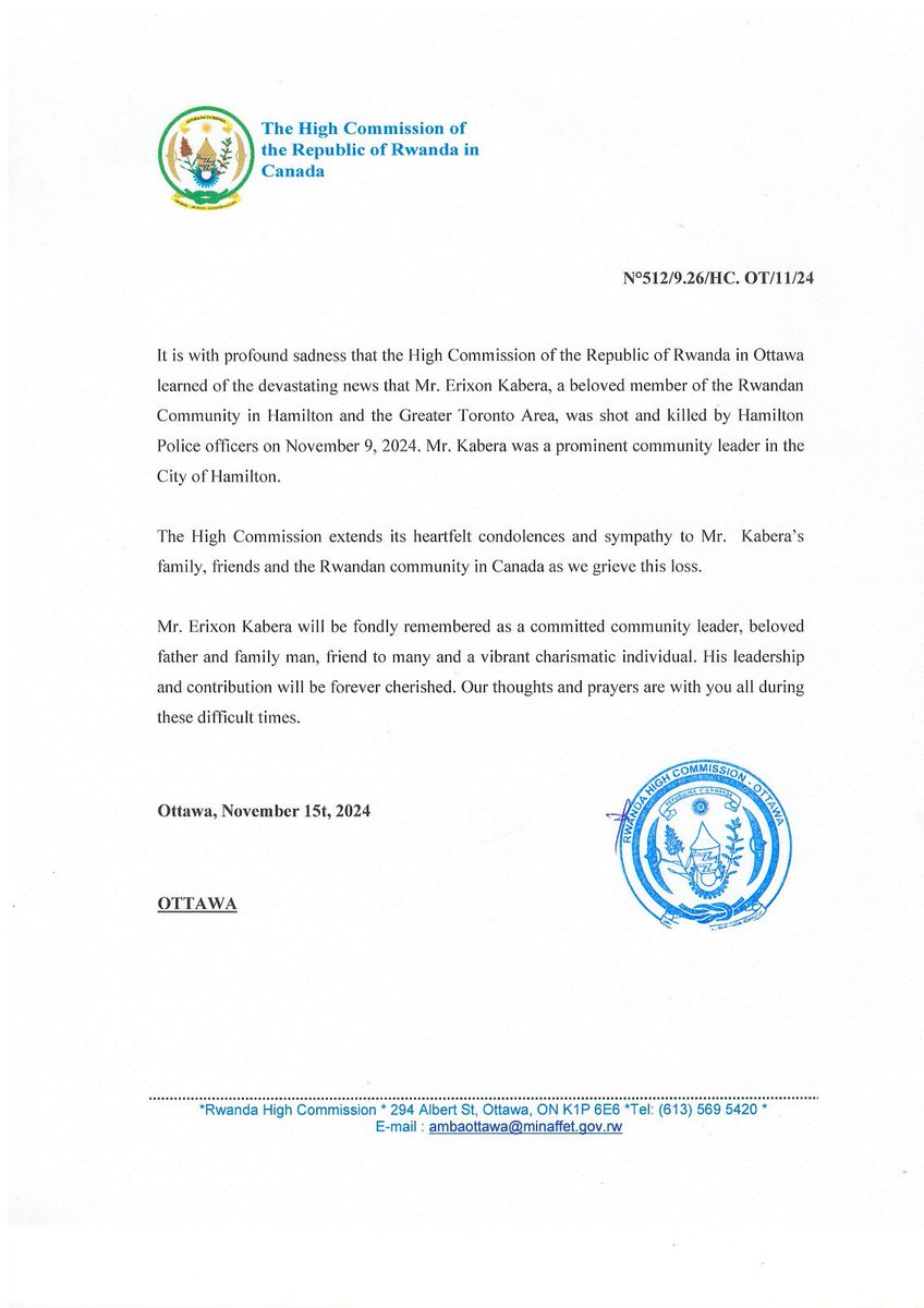 Rwanda in Canada tweet media