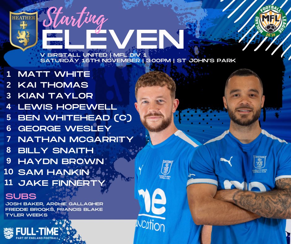 Heather St Johns FC tweet media