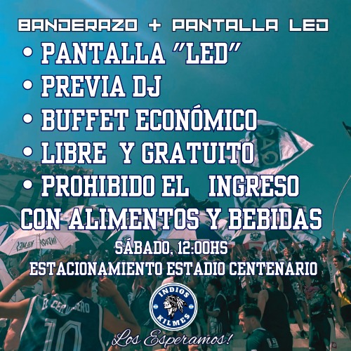 Indios Kilmes Oficial tweet media