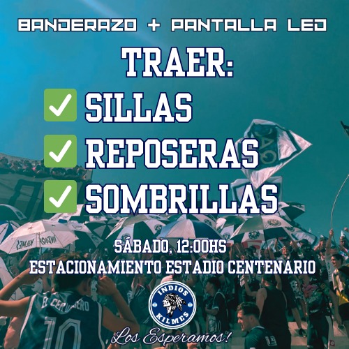 Indios Kilmes Oficial tweet media