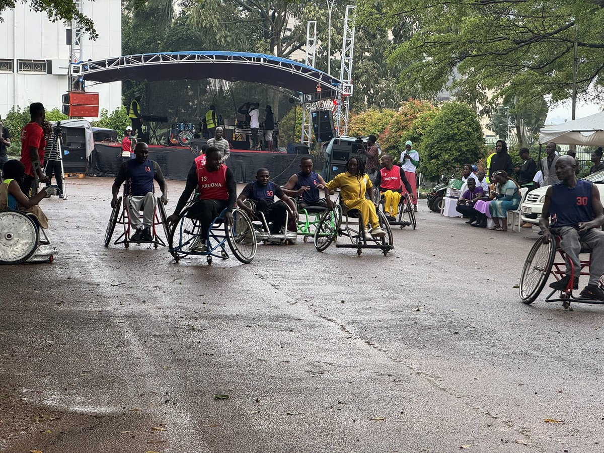 FIDA_Uganda's tweet photo. #KampalaDisabilityFest24🎉
Today, we celebrate and engage with PWDs through various exciting activities at @KCCAUG in partnership with the @disabilityfes 🏟️. In this scene, they are captured giving their all in a competitive rugby game 🏉. We’re thrilled to be part of this empowering event that fosters inclusion and showcases incredible talent! 👏
Supported by @CivsourceAfrica under the DIGI project.
#FIDAAt50 #50YearsOfProgress