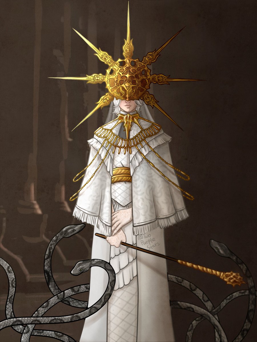 TwoPurpleStars's tweet image. #Gwyndolin #DarkSouls