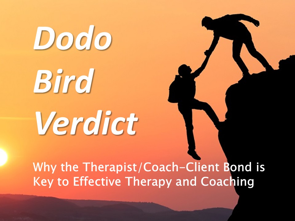 The Power of Connection in Therapy and Coaching.

Let's celebrate the human connection that makes all the difference.

maheshsharmainsights.com/the-dodo-bird-…