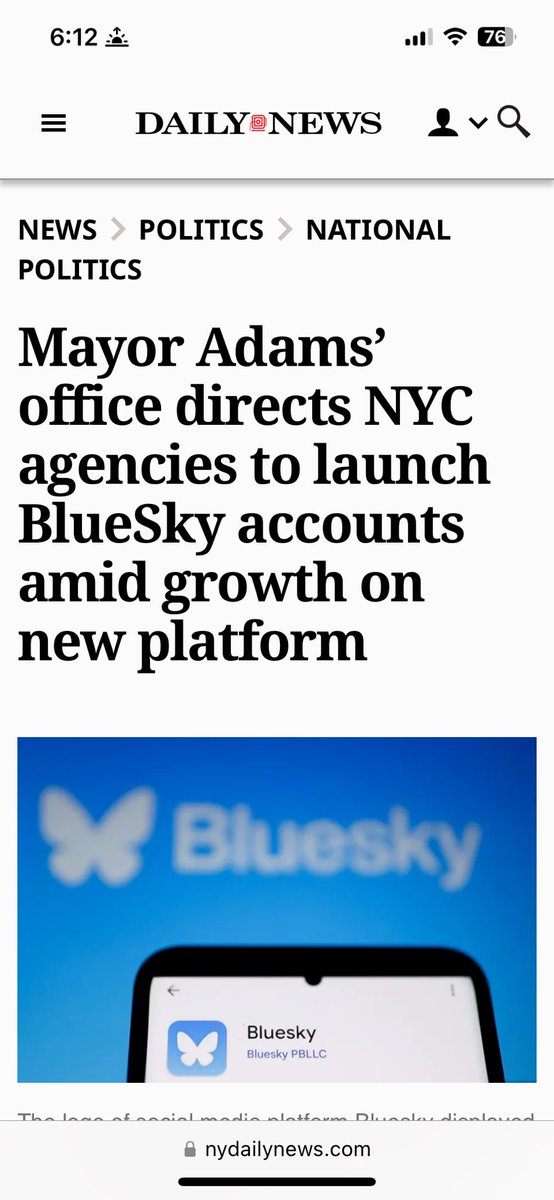 Dear agencies: There is a remarkable migration going on over to blue sky social right now (see graph). If your social-media mandate is to communicate with the public, you really need to establish a presence over there.