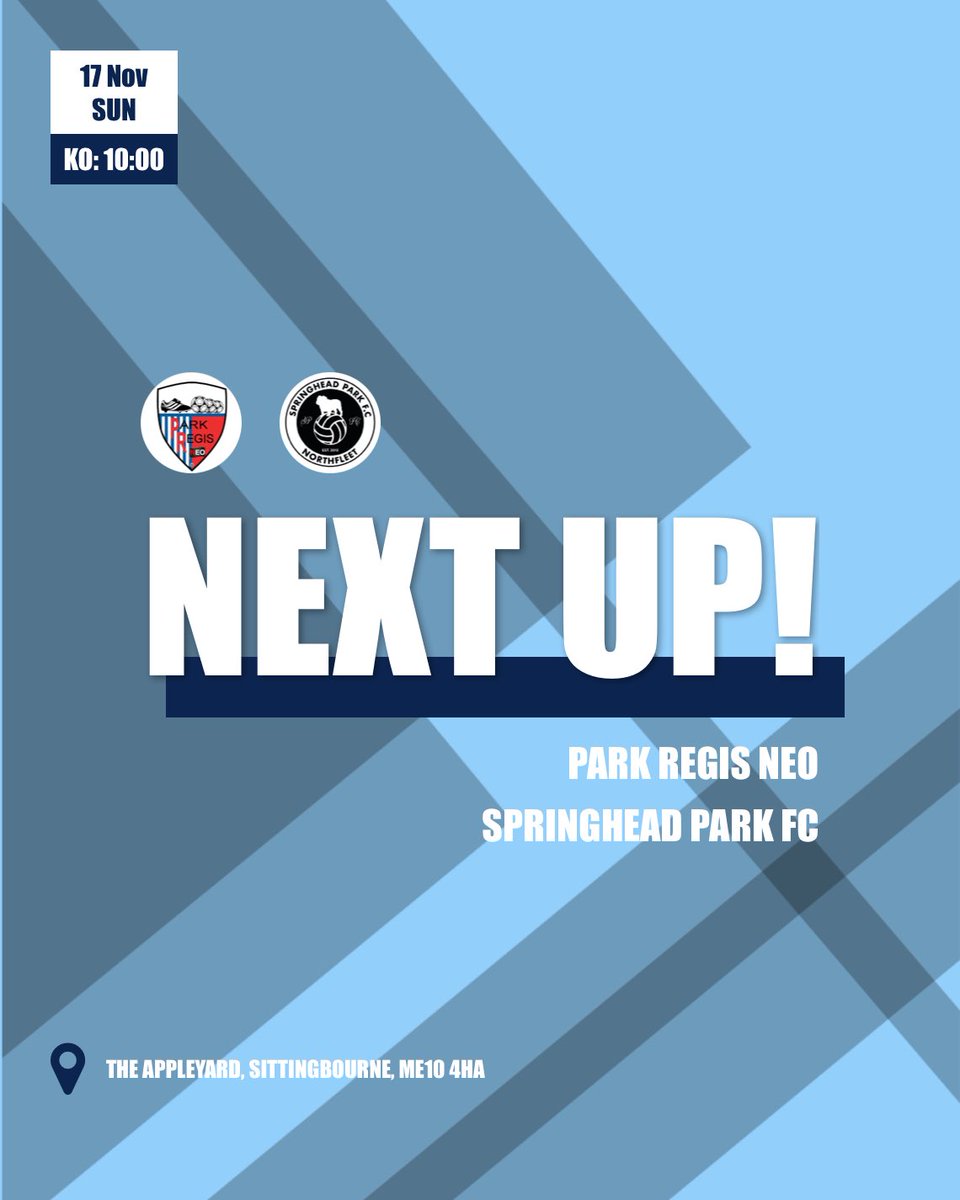 Springheadpark_'s tweet image. Tomorrow it’s Kent Cup day 🏆 with the first team down in Sittingbourne taking on Park Regis Neo, while the reserves take on Rochester Eagles Reserves in the battle of The Bounty 👀🍺 #UpTheSpringhead!
