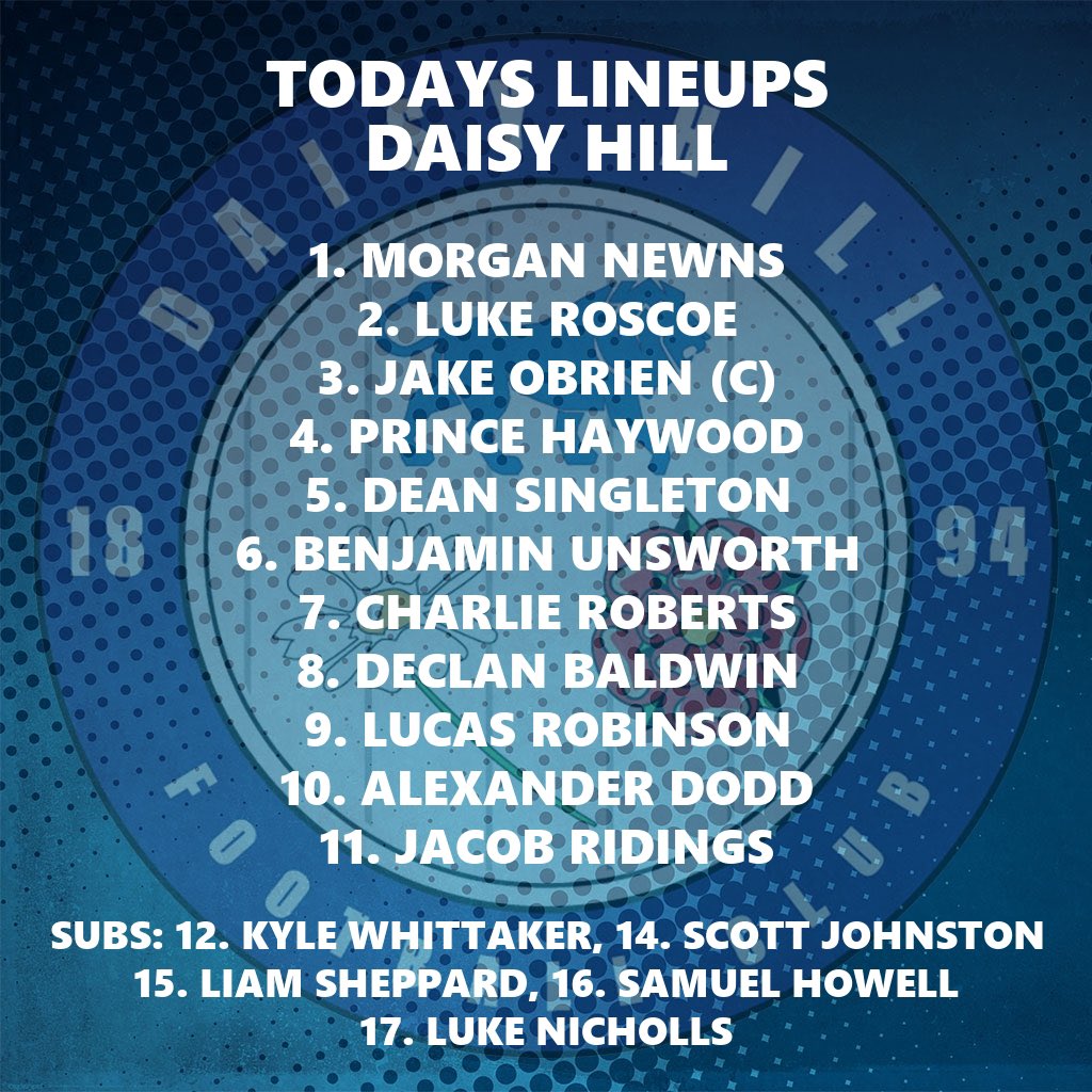 Daisy Hill FC tweet media