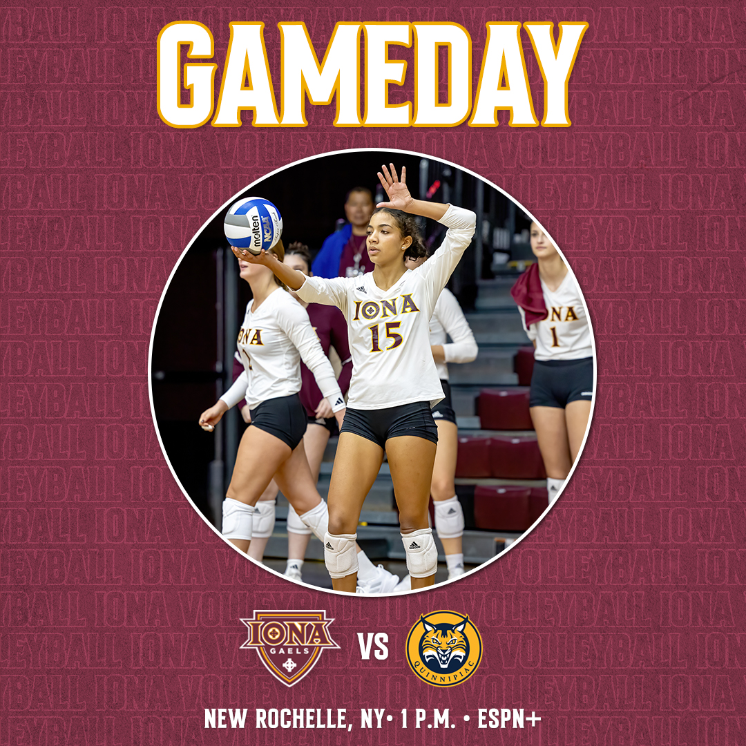 𝐆𝐀𝐌𝐄𝐃𝐀𝐘: Part 1️⃣ of the final regular season weekend. Cmon Gaels!!

🆚: Quinnipiac
⏰: 1:00 p.m.
📍: New Rochelle, NY
📊: ionagaels.com/livestats
📺: <a href="/ESPNPlus/">ESPN+</a>

#GaelNation #MAACVB
