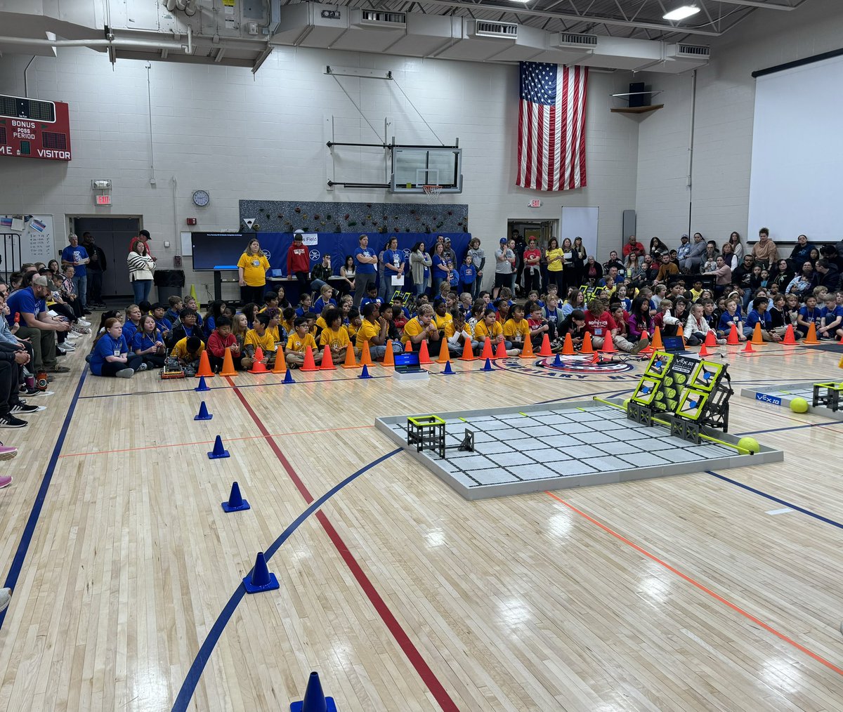 Excited to kick off robotics season in <a href="/perrytwpschools/">Perry Township Schools</a> at Abraham Lincoln Elementary! We have lots of STEM options in Perry and have grown to almost 40 robotics teams #WeGrowKids