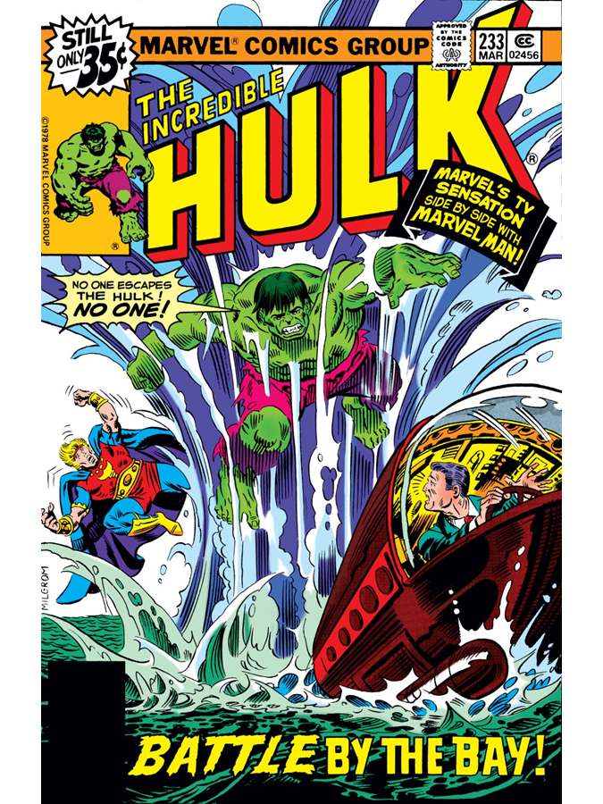 ClassicMarvel_'s tweet photo. Incredible Hulk #233 cover dated March 1979. https://t.co/FiK9evnkMW