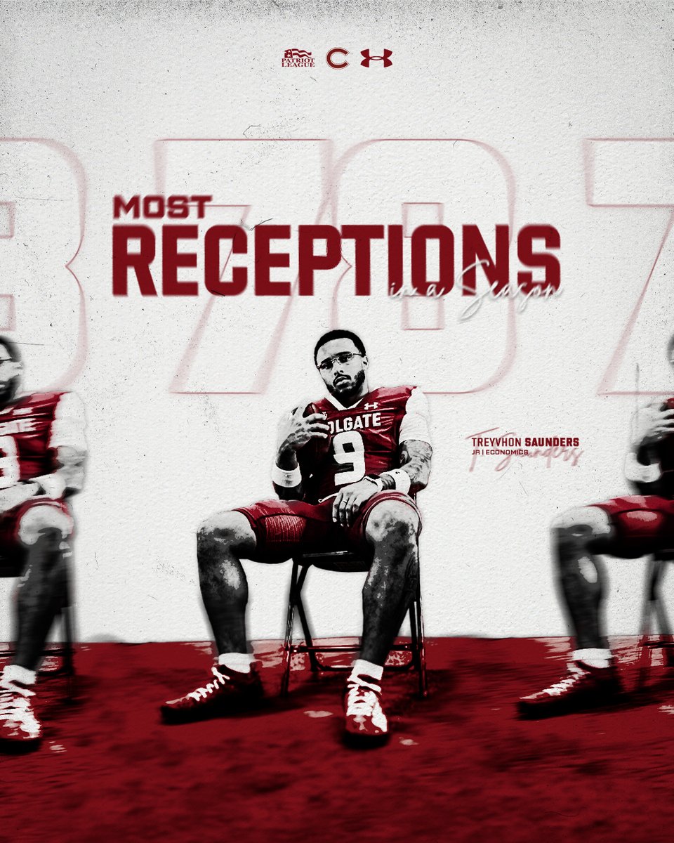 𝐋𝐞𝐠𝐞𝐧𝐝𝐚𝐫𝐲 🐐

Treyvhon Saunders becomes the new program record holder for most receptions in a season!

#GoGate | #ThreeForTheGate
