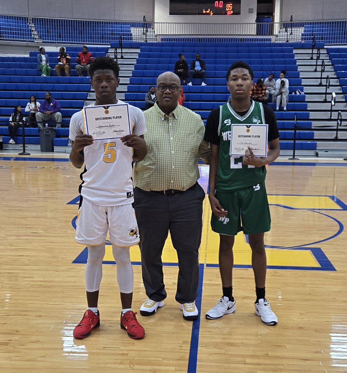 Game 2 of the Pat Head JV Classic
Starkville 9th 28 West Point 9th 25
Players of the Game: Antavious Baker and Tex Hammond <a href="/TupBKB/">Tupelo Boys Basketball</a>