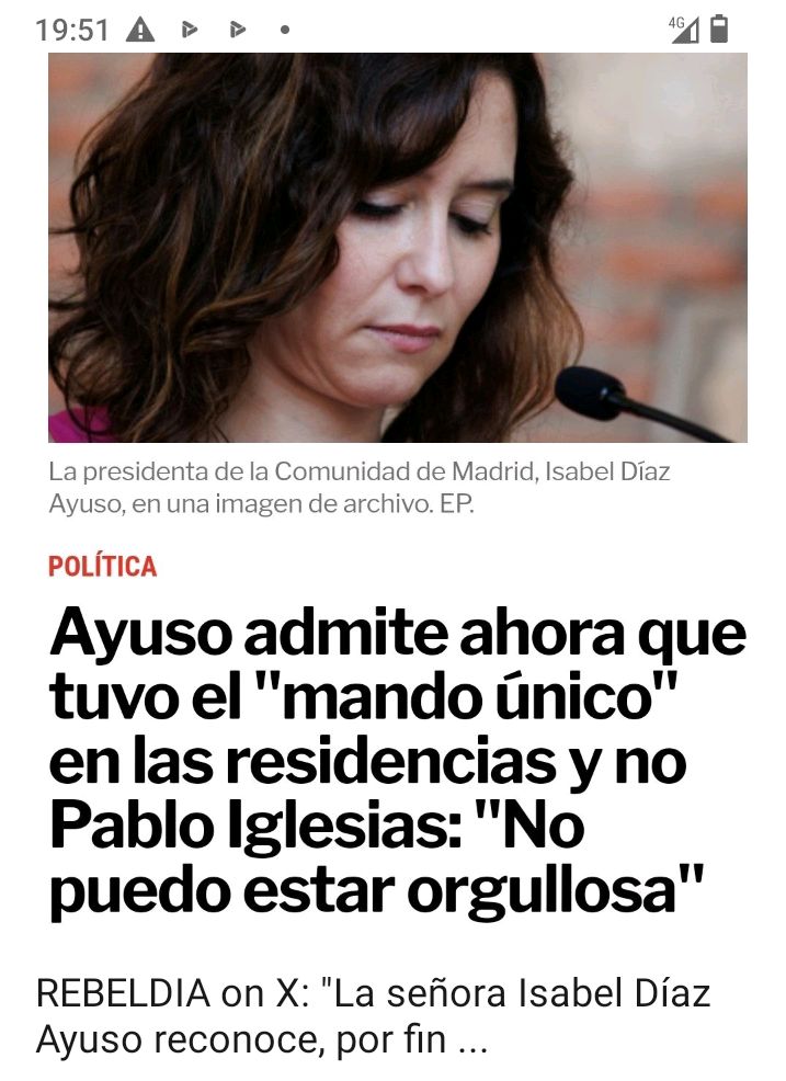 Acabo de mandarle ésto a un tío que dice que está cabreadisimo porque Pablo Iglesias dejó morir a 7291 personas en resis madrileñas durante la COVID negándoles asistencia hospitalaria.... Cómo es posible de que a día de hoy haya tanto subnormal que lo piense?????🤔