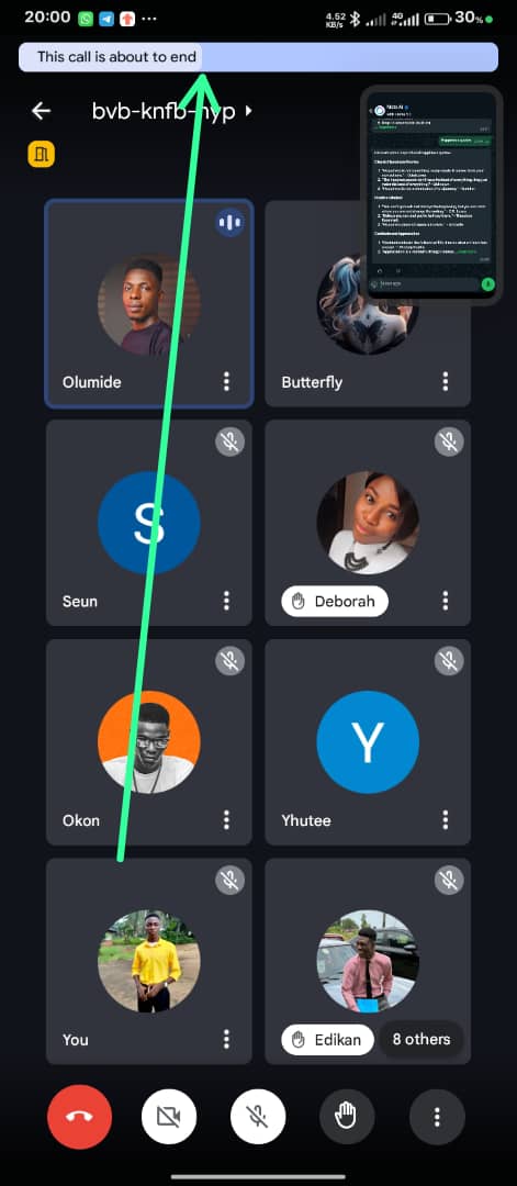 Thebountyqueen's tweet photo. My first virtual call since I joined @SuperteamNG in Akwa Ibom. 🤗🤭

Thank you @codewithmide for the wellbeing checkup at the beginning call 😊 and other alphas in the call. https://t.co/oDePT3Jf08