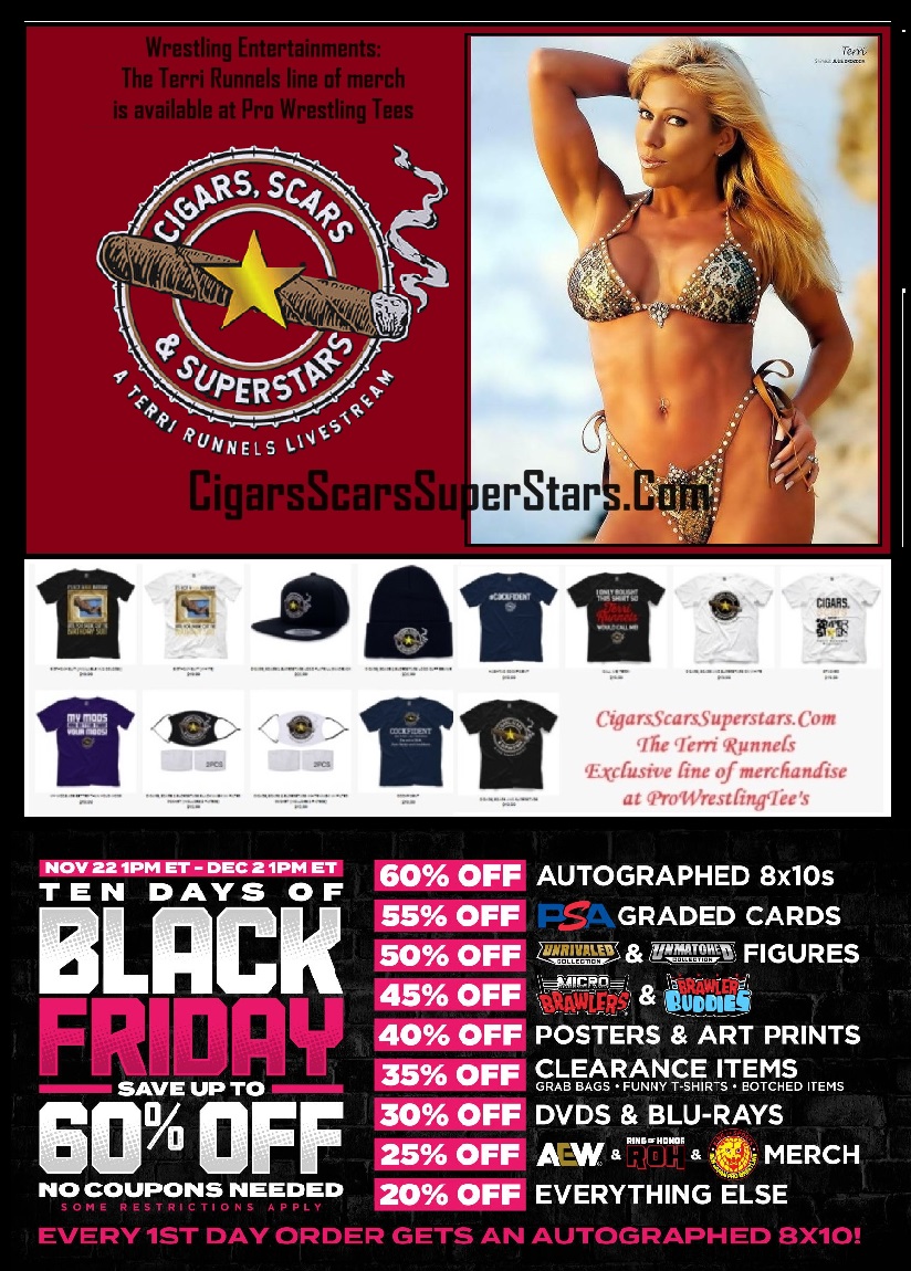 johnstoll18's tweet image. YEAH BABY!
Click that finger here starting
Nov 22nd 1pm et
CigarsScarsSuperstars.Com
Merch By; @TheTerriRunnels
&amp;amp; #PWTees