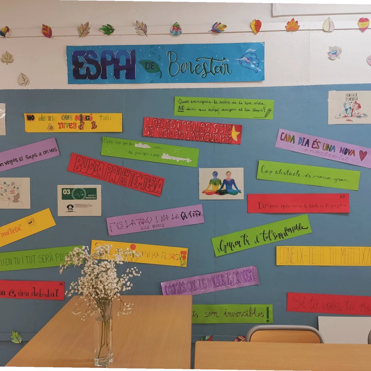VallesR_Alberto's tweet photo. Escoltar les experiències de l'@institutgallecs i d'una escola de primària amb la resolució d'un conflicte relacional crònic ha estat fabulós i inspirador.

Per cert, m'han encantat diversos espais de l'institut amb temàtiques dedicades i la dinamització dels patis, felicitats! https://t.co/yzb5agNVT9