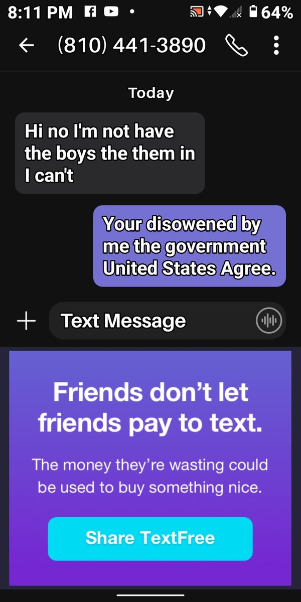 I permanently disowened my mom, Sally lohr from Michigan.