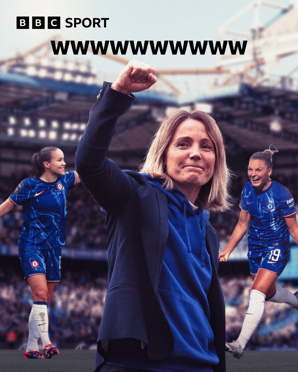 BBCSport's tweet photo. Nothing but wins across all competitions! 🔥

Chelsea maintain their 100% start to the season under Sonia Bompastor with 10 wins on the trot 💯🙌 https://t.co/ns6LevrNT9