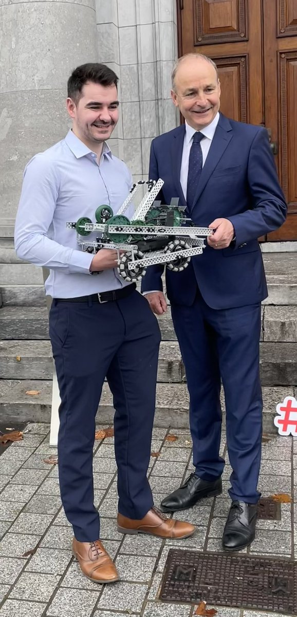 Dean Hodge (@deanhodge_occ) on Twitter photo Had the pleasure of meeting <a href="/MichealMartinTD/">Micheál Martin</a> this week as part of <a href="/STEMSouthWest_/">STEM South West</a>’s outreach programme. Had a great chat about the robots that came all the way from Offaly to see him <a href="/offalycoco/">Offaly County Council</a> <a href="/hugh_mcglynn/">Hugh McGlynn</a> <a href="/DavidFHodge/">David Hodge</a> <a href="/Maggie_Cusack/">Maggie Cusack</a> #Scienceweek Had the pleasure of meeting <a href="/MichealMartinTD/">Micheál Martin</a> this week as part of <a href="/STEMSouthWest_/">STEM South West</a>’s outreach programme. Had a great chat about the robots that came all the way from Offaly to see him <a href="/offalycoco/">Offaly County Council</a> <a href="/hugh_mcglynn/">Hugh McGlynn</a> <a href="/DavidFHodge/">David Hodge</a> <a href="/Maggie_Cusack/">Maggie Cusack</a> #Scienceweek