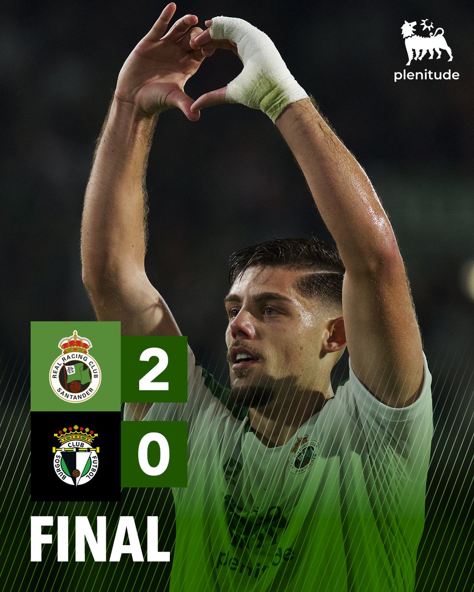 ⏹️ ¡¡FINAAAAAAAAAAAL!!

Racing 2-0 Burgos

(🎯 Sangalli y Montero)

#️⃣ #RacingBurgosCF