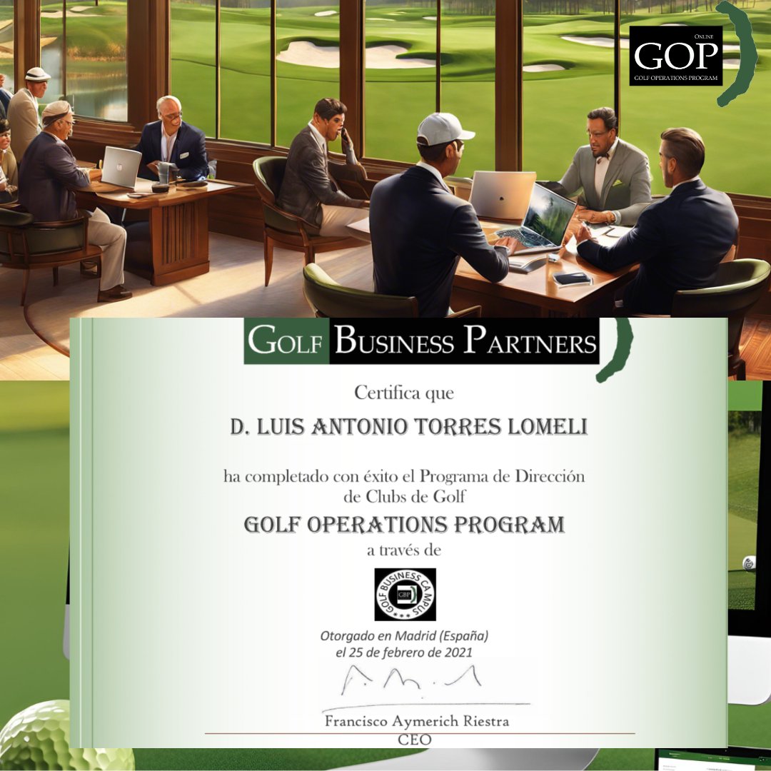 Apertura de Diplomado en Dirección de operaciones de club de golf Latinoamérica!
1.- GOP desarrolla todas las materias necesarias para la Dirección de las Operaciones de un Club de Golf 
wa.me/523324548991
Gracias. 
 hashtag
hashtag#golf hashtag
hashtag#diplomado