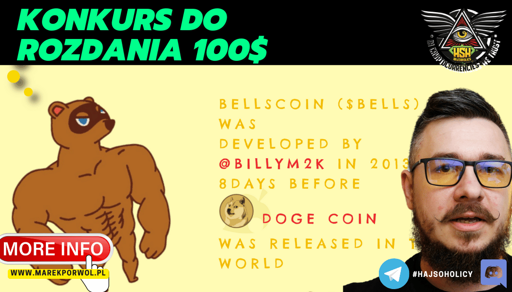 🇵🇱 💸 KONKURS 💸

Startujemy z kolejnym konkursem! Z okazji nowego miningu $BELLS <a href="/BellsChain/">Bellscoin Blockchain 🔔</a> 😀

🧨 Dla wszystkich, którzy mają już konto na CoinEx, oraz tych, którzy dopiero je założą! 💸

Do rozdania: 100$ w tokenie $CET lub innym od <a href="/hajsoholicy/">HajsoHolicy 💰</a> i <a href="/CoinExPolska/">CoinEx Polska</a>.

🫡 Nagrody: