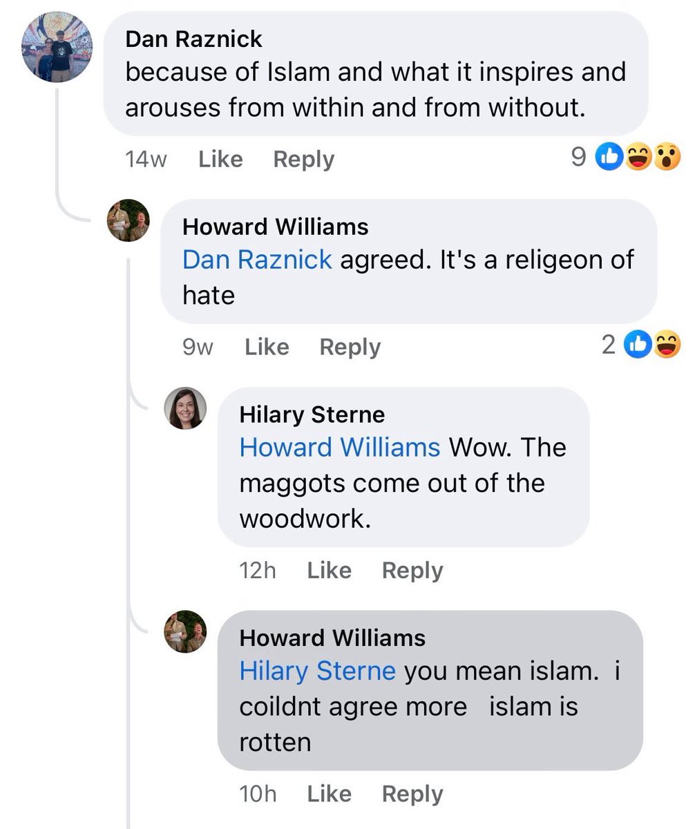 🚨 “Islam is a religion of hate… Islam is rotten”

- Howard Williams, owner of High Style Deco furniture store in NYC